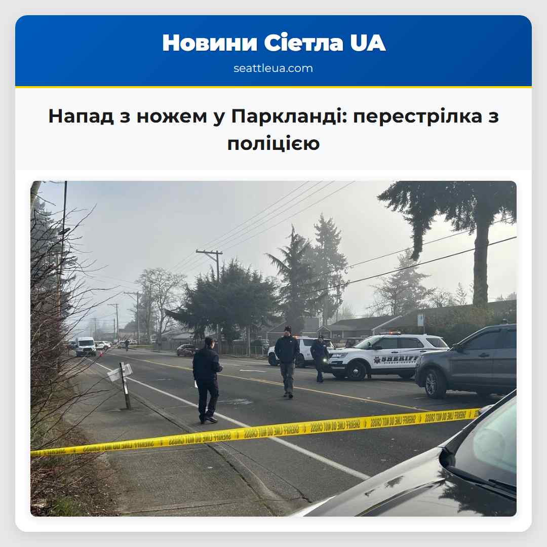 Напад з ножем у Паркланді: перестрілка з поліцією