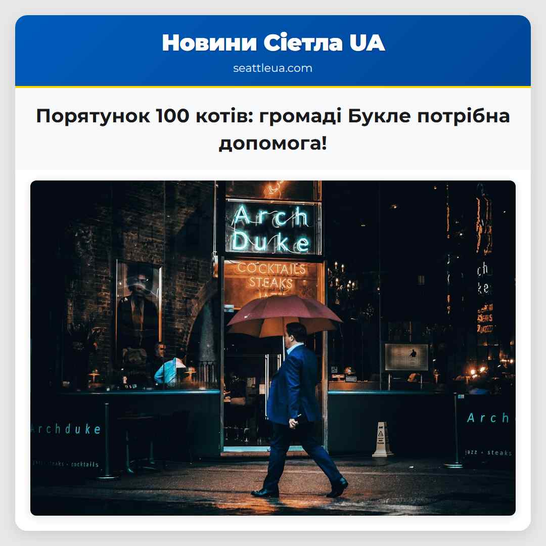 Порятунок 100 котів: громаді Букле потрібна