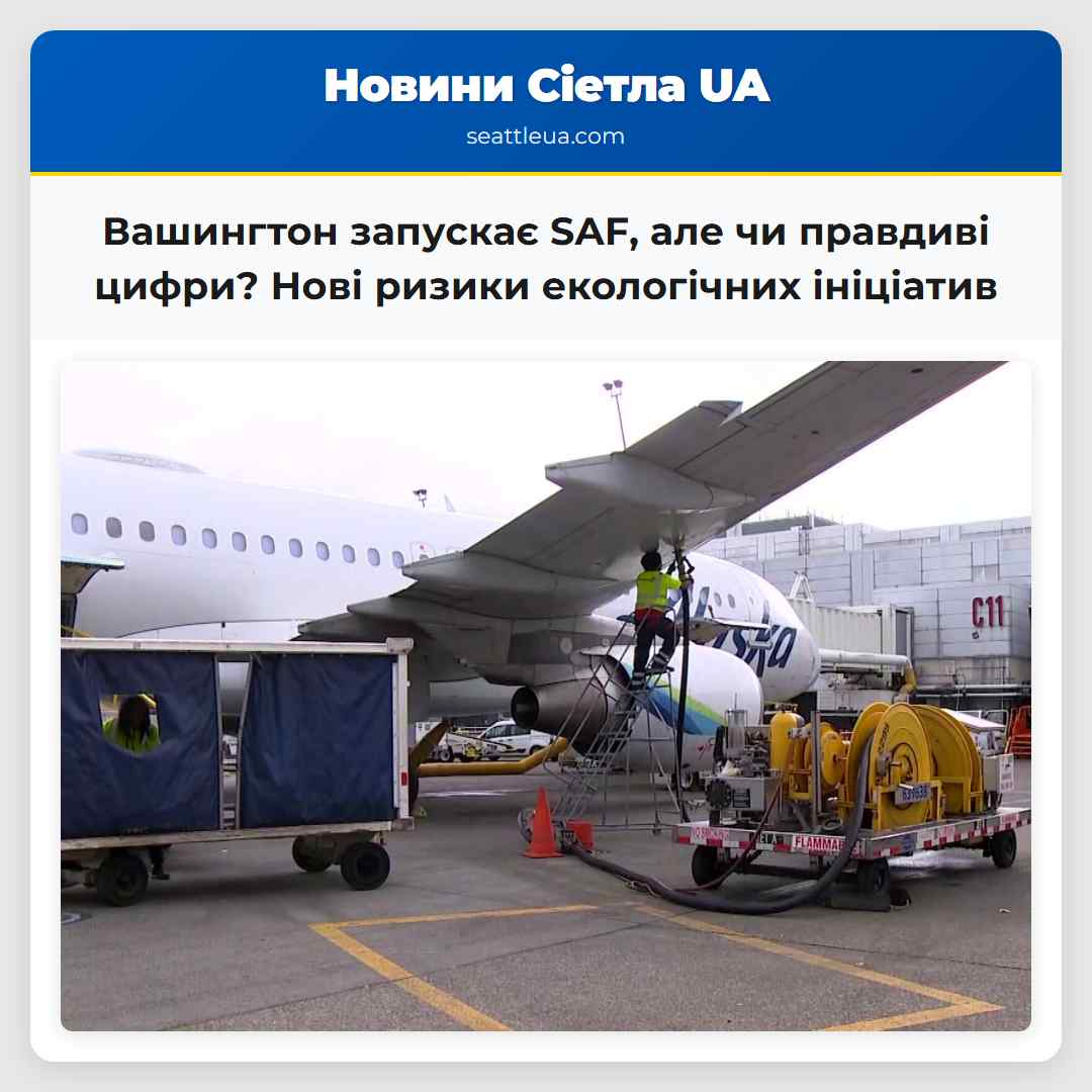 Вашингтон запускає SAF, але чи правдиві цифри?