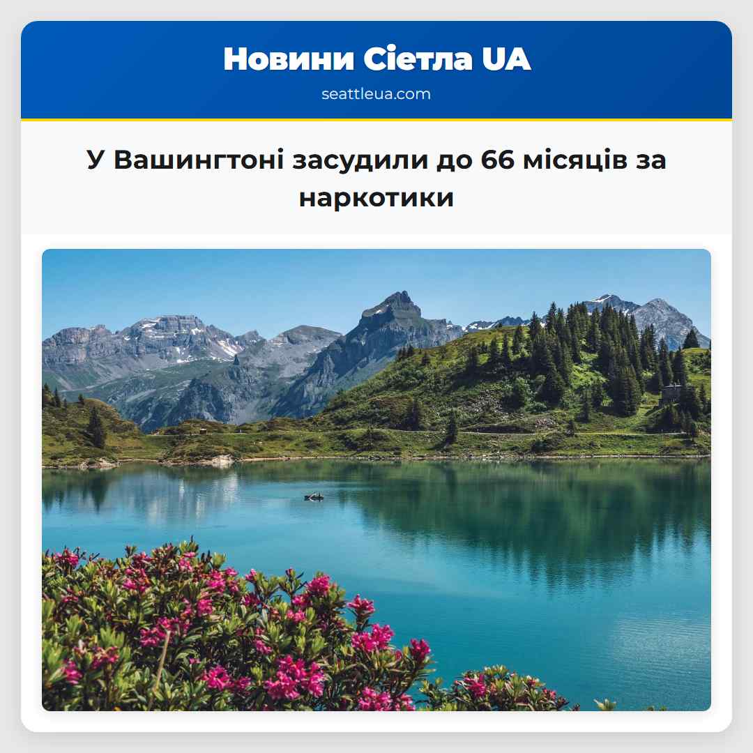 У Вашингтоні засудили до 66 місяців за наркотики