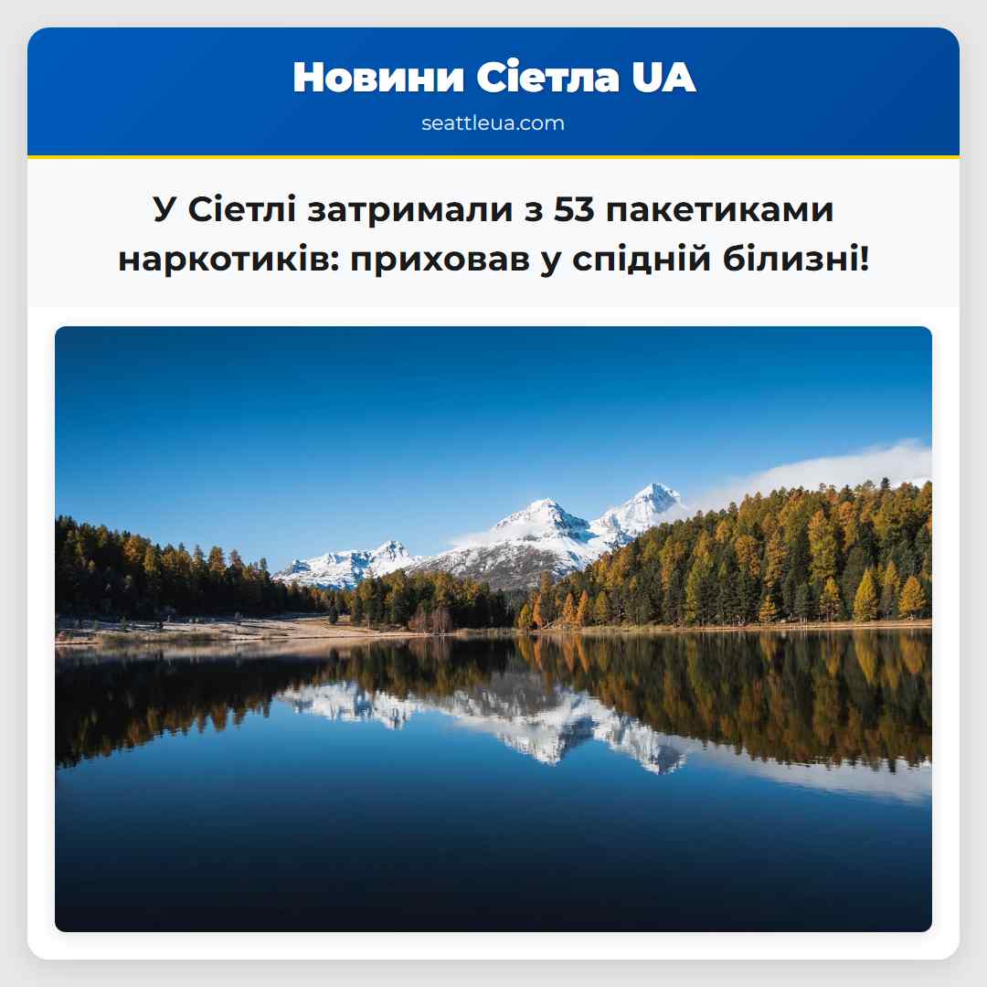 У Сіетлі затримали з 53 пакетиками наркотиків: