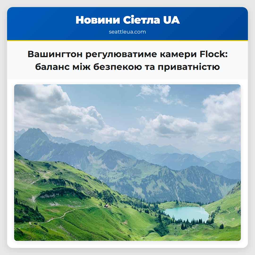 Вашингтон регулюватиме камери Flock: баланс між