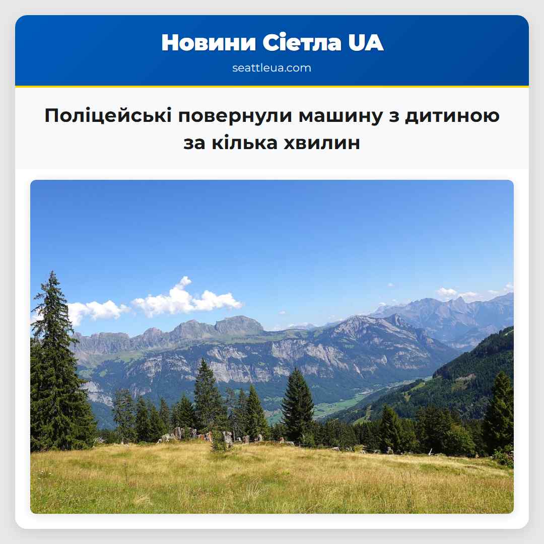 Поліцейські повернули машину з дитиною за кілька