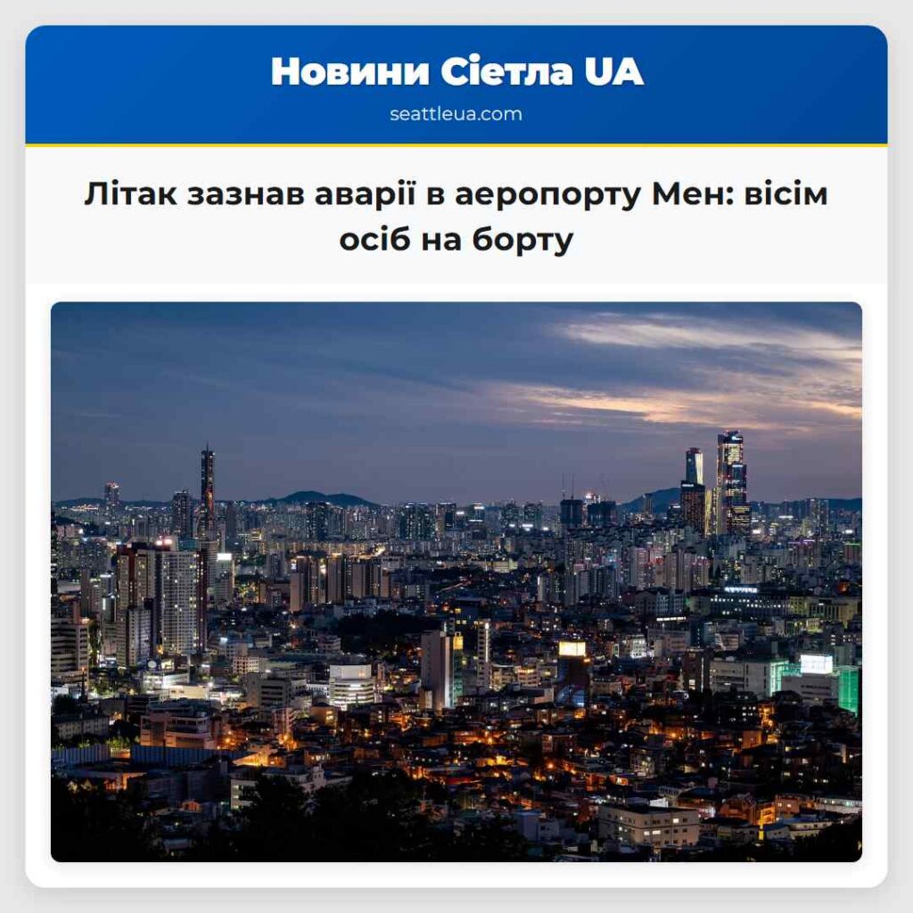 Літак зазнав аварії в аеропорту Мен: вісім осіб