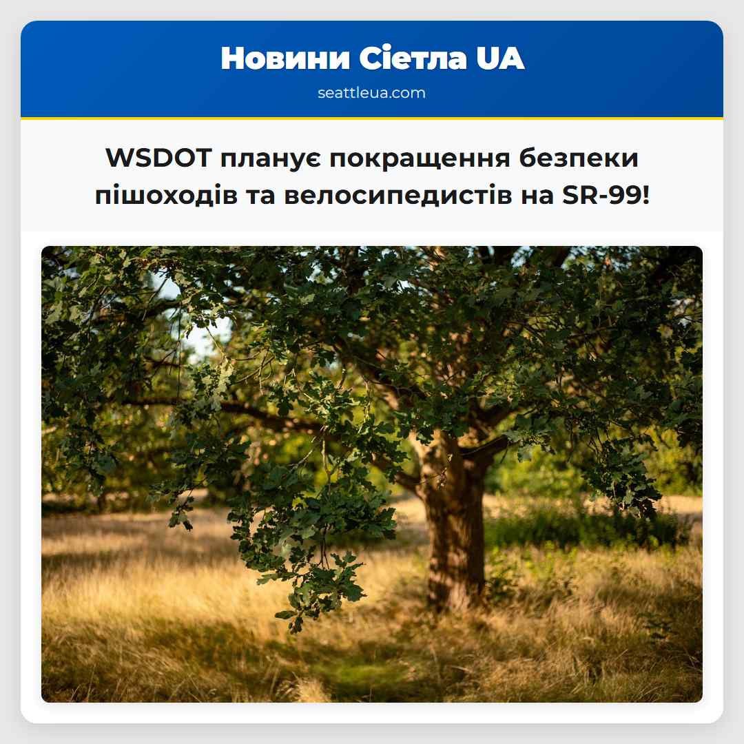 WSDOT планує покращення безпеки пішоходів та