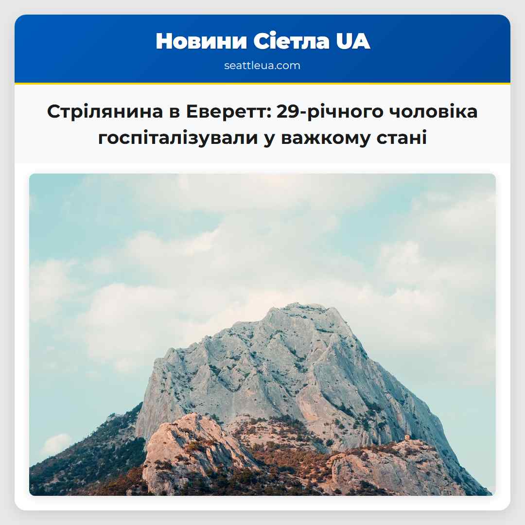 Стрілянина в Еверетт: 29-річного чоловіка