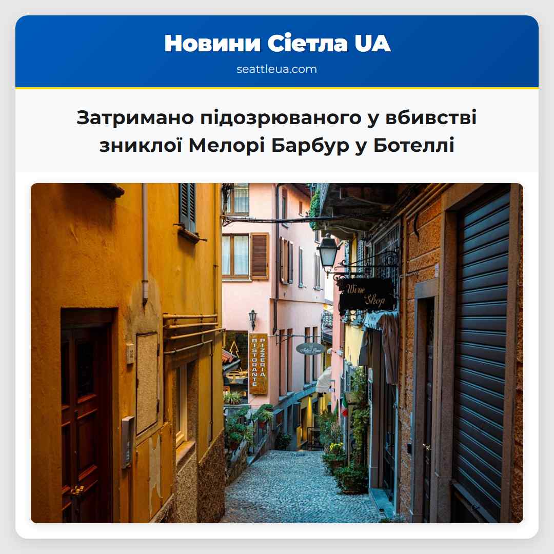 Затримано підозрюваного у вбивстві зниклої Мелорі
