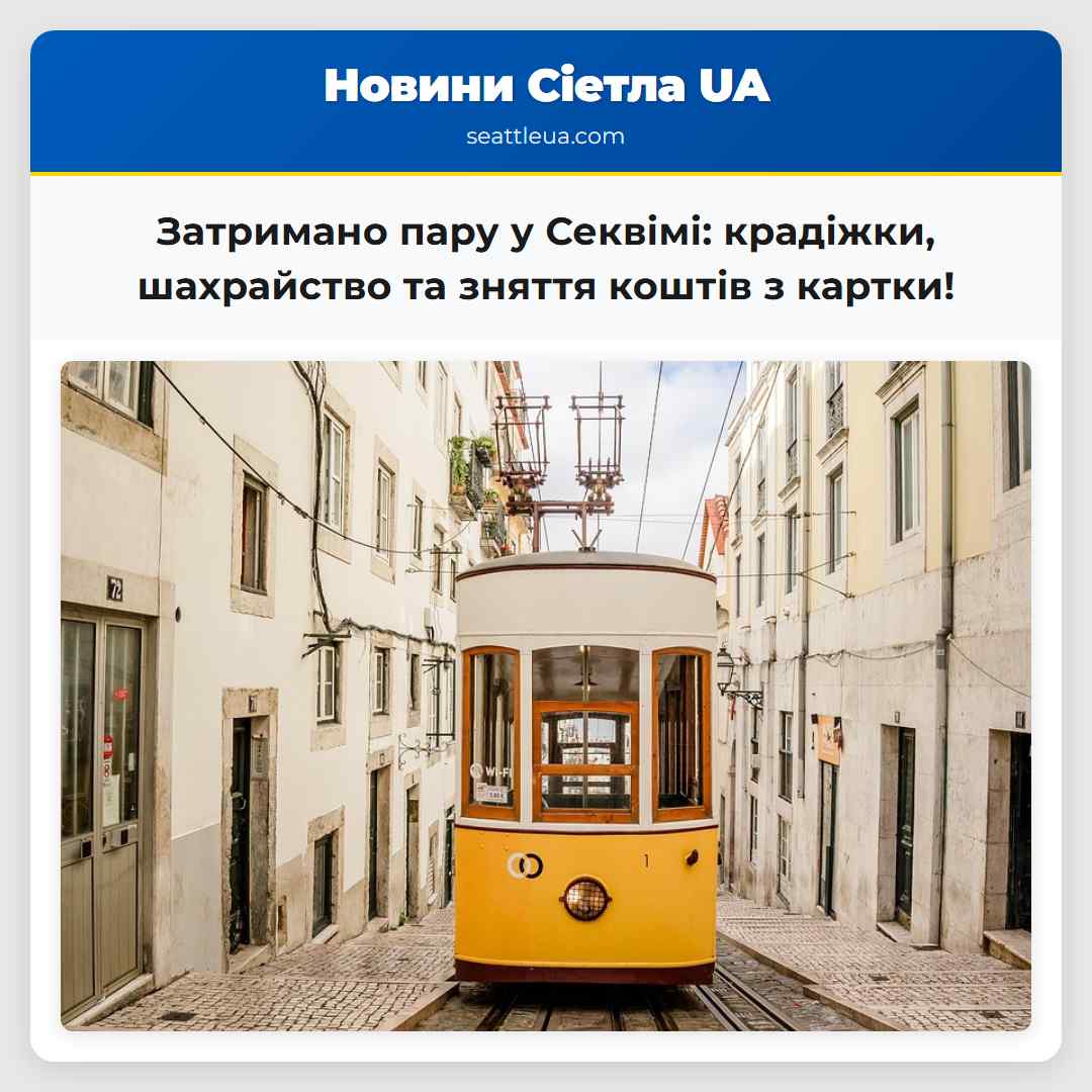 Затримано пару у Секвімі: крадіжки, шахрайство та