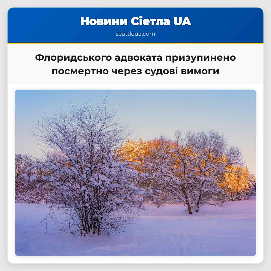 Флоридського адвоката призупинено посмертно через