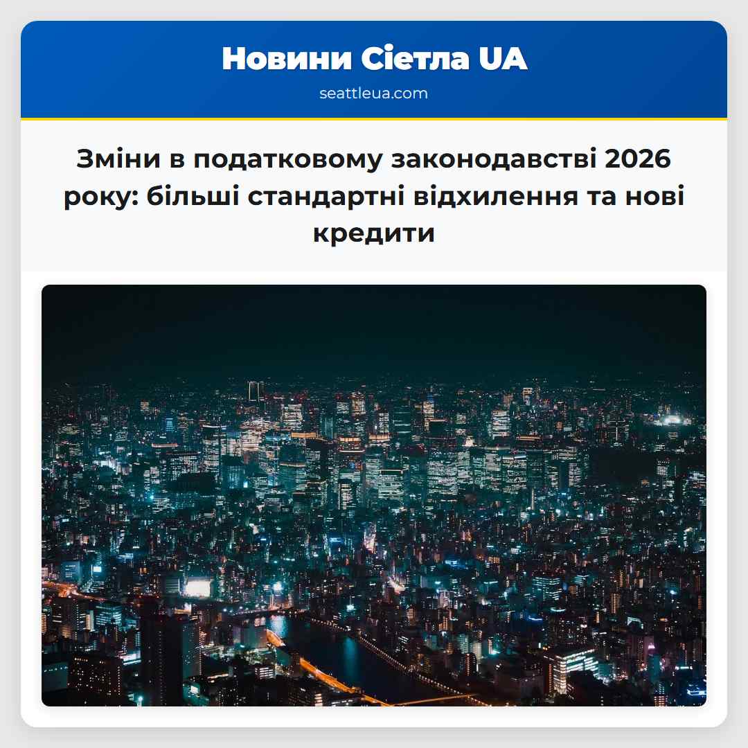 Зміни в податковому законодавстві 2026 року: