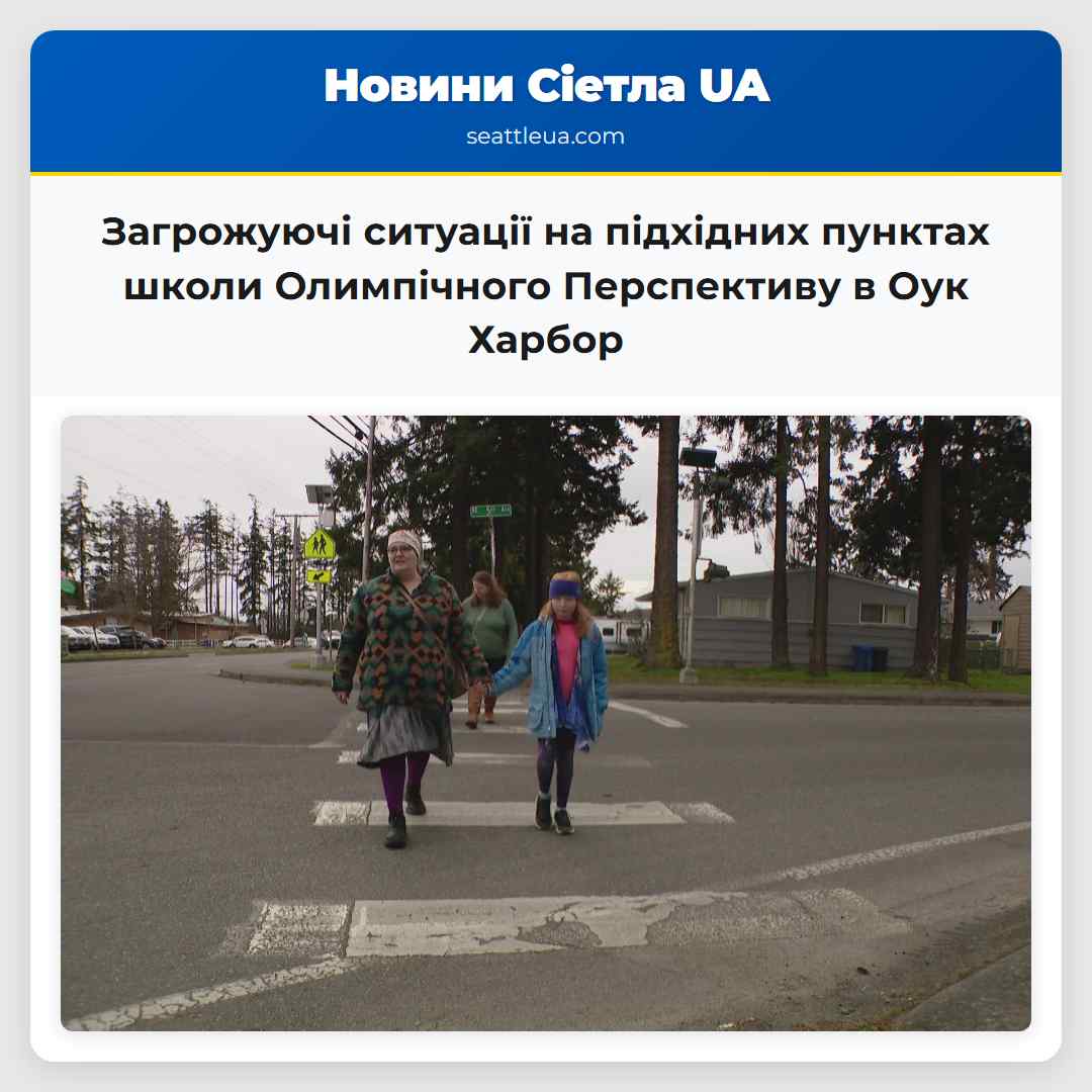 Загрожуючі ситуації на підхідних пунктах школи
