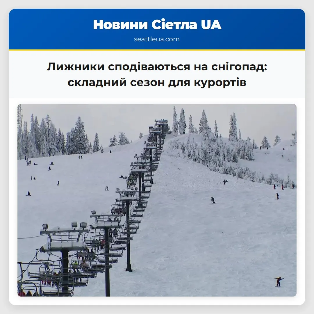 Лижники сподіваються на снігопад: складний сезон