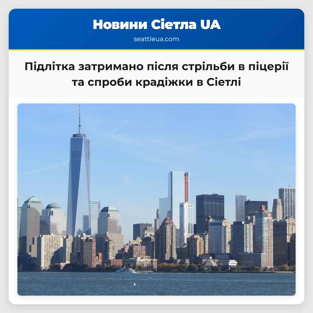 Підлітка затримано після стрільби в піцерії та