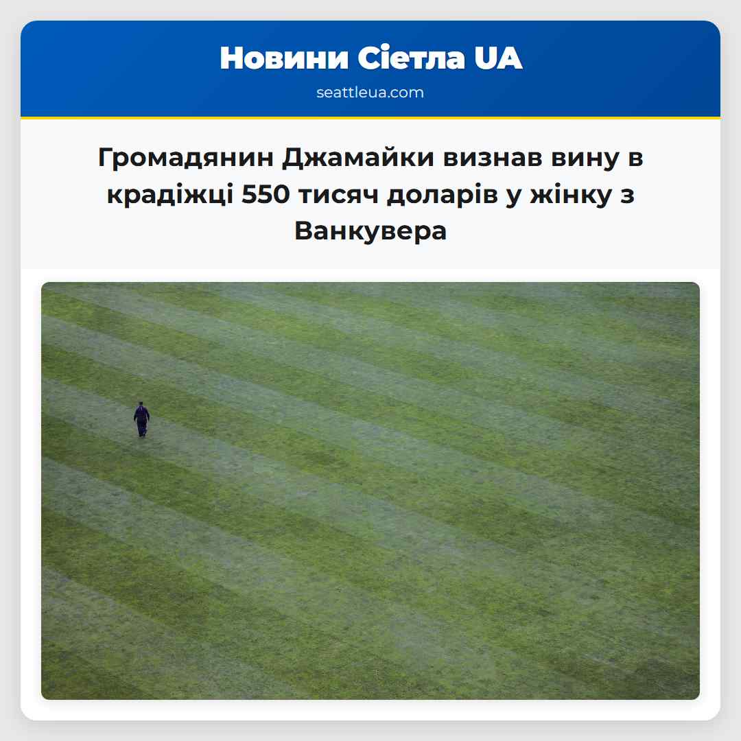 Громадянин Джамайки визнав вину в крадіжці 550