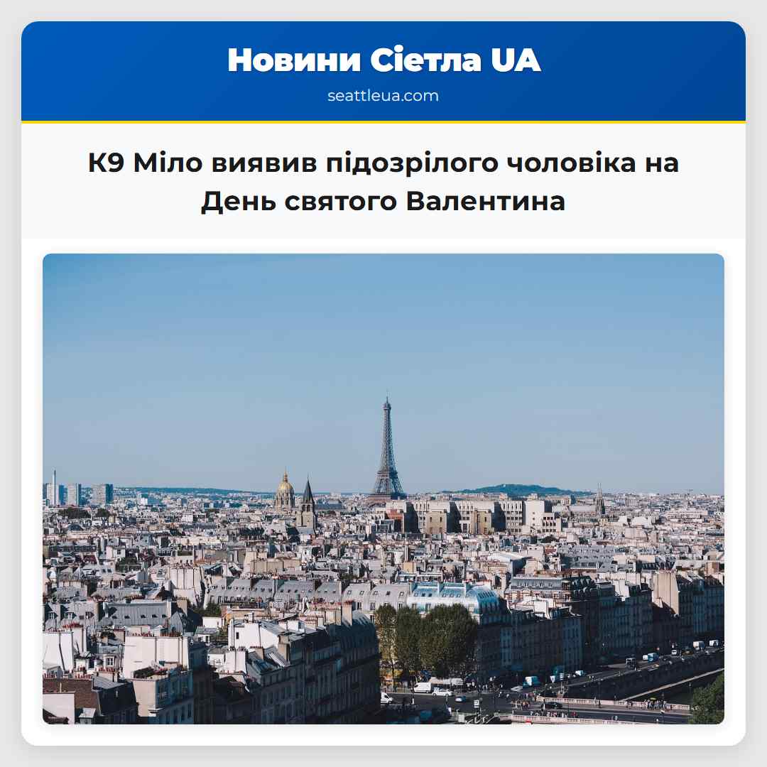 К9 Міло виявив підозрілого чоловіка на День