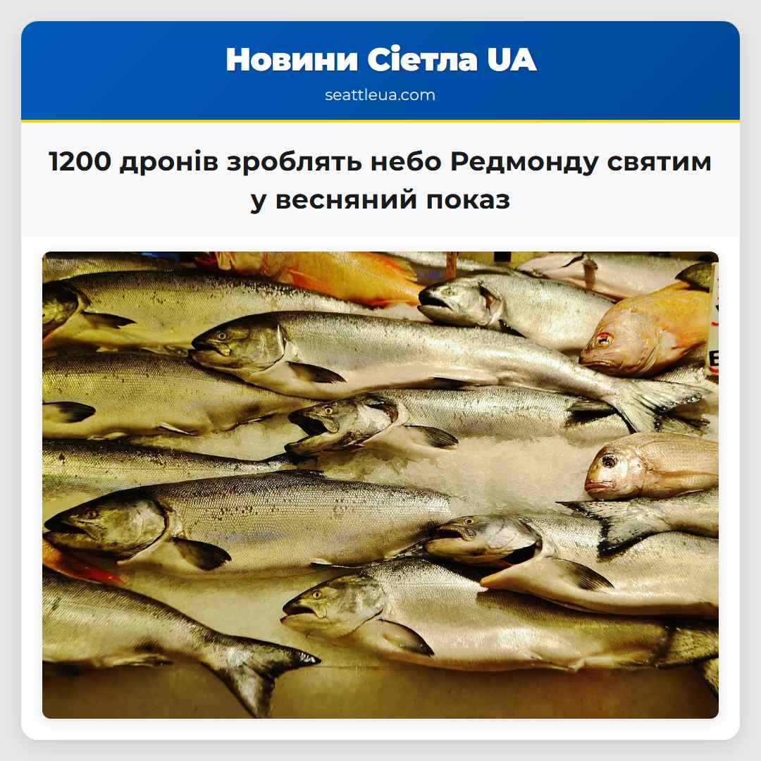 1200 дронів зроблять небо Редмонду святим у