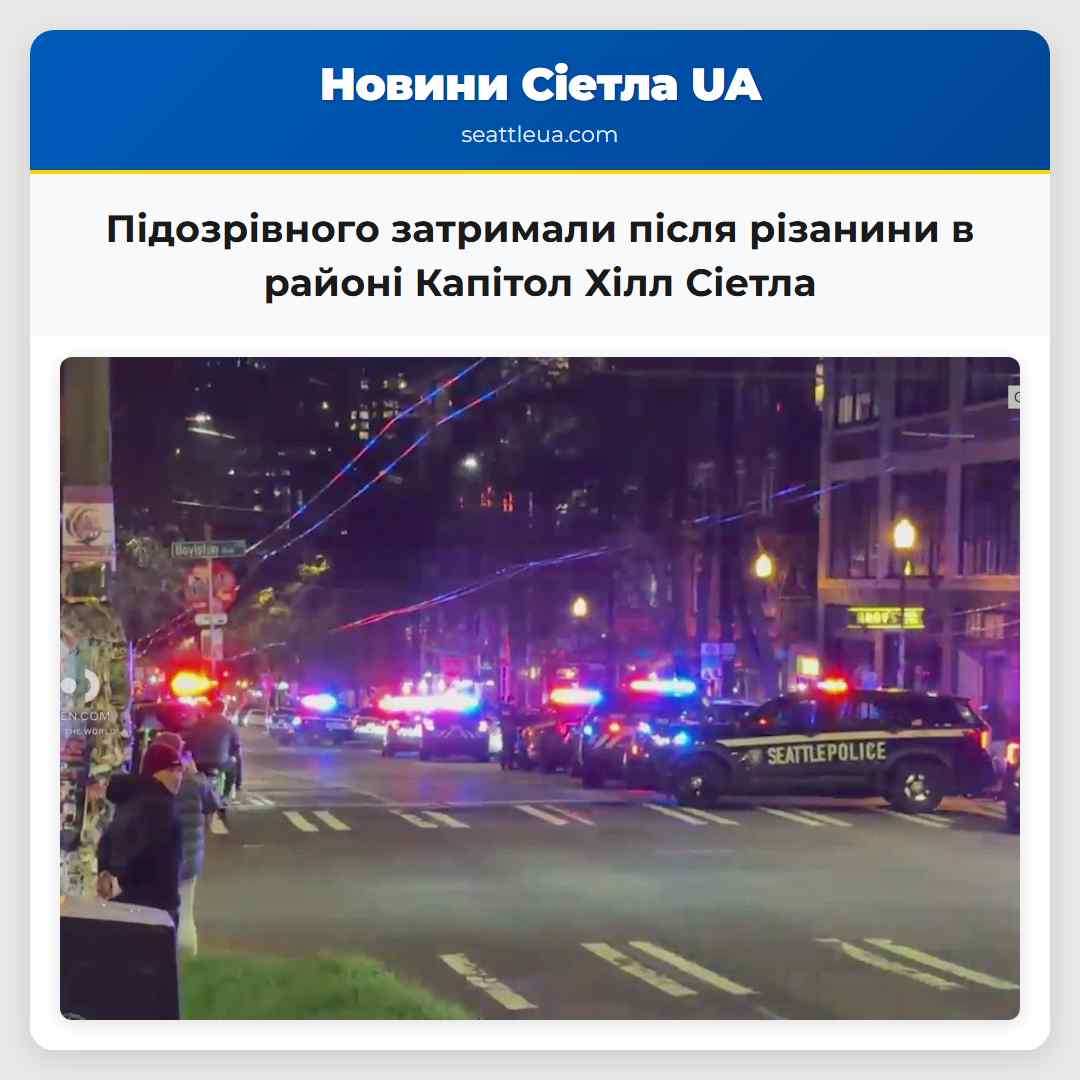 Підозрівного затримали після різанини в районі