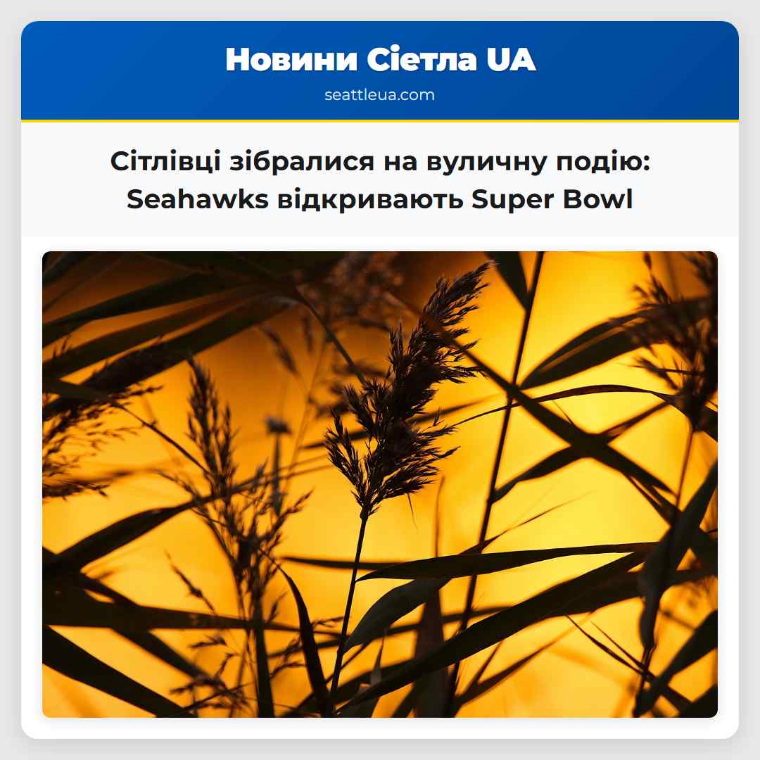 Сітлівці зібралися на вуличну подію: Seahawks