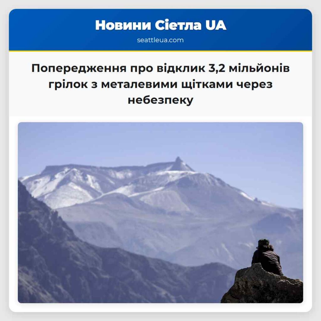 Попередження про відклик 3,2 мільйонів грілок з