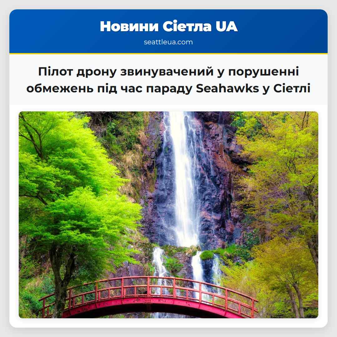 Пілот дрону звинувачений у порушенні обмежень під