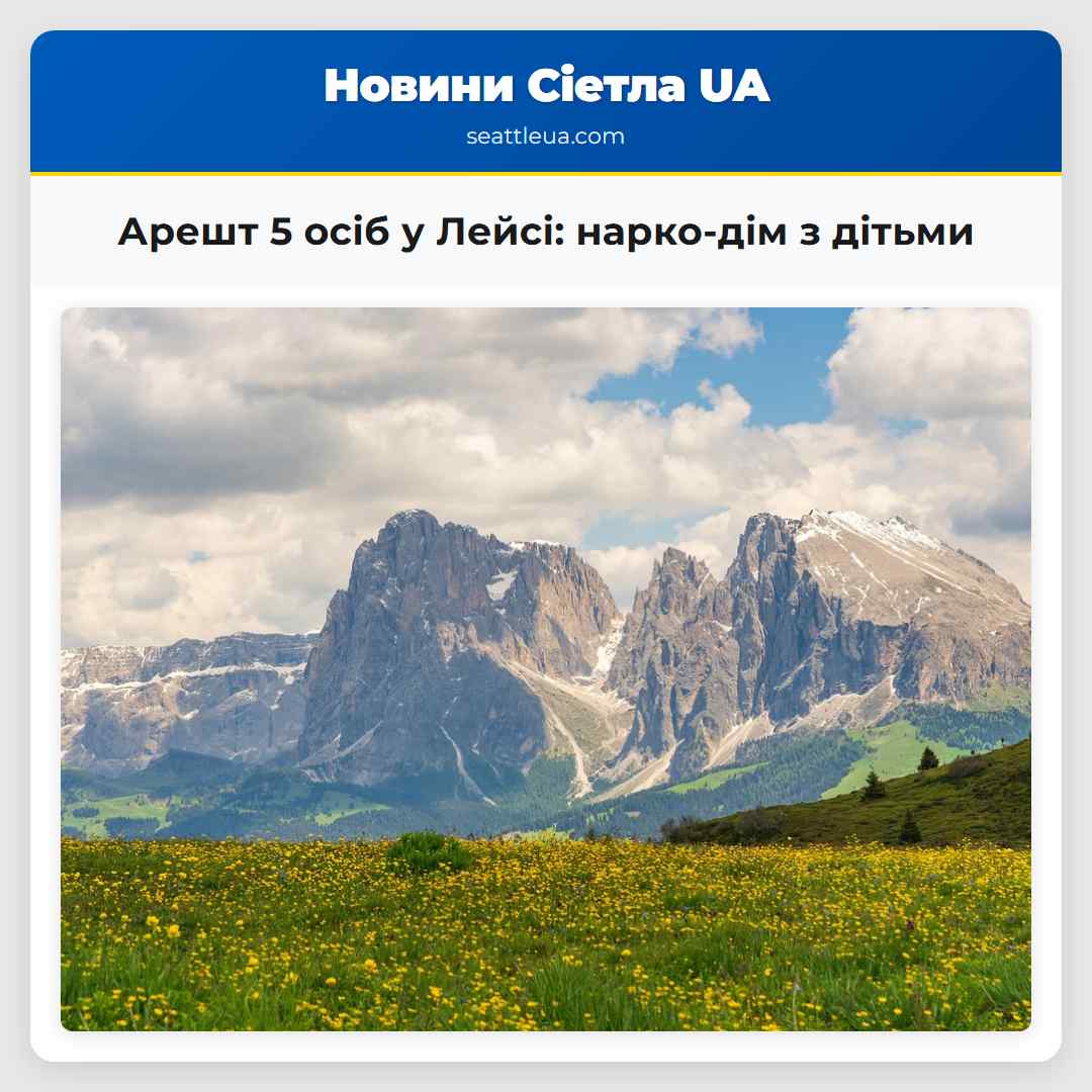 Арешт 5 осіб у Лейсі: нарко-дім з дітьми