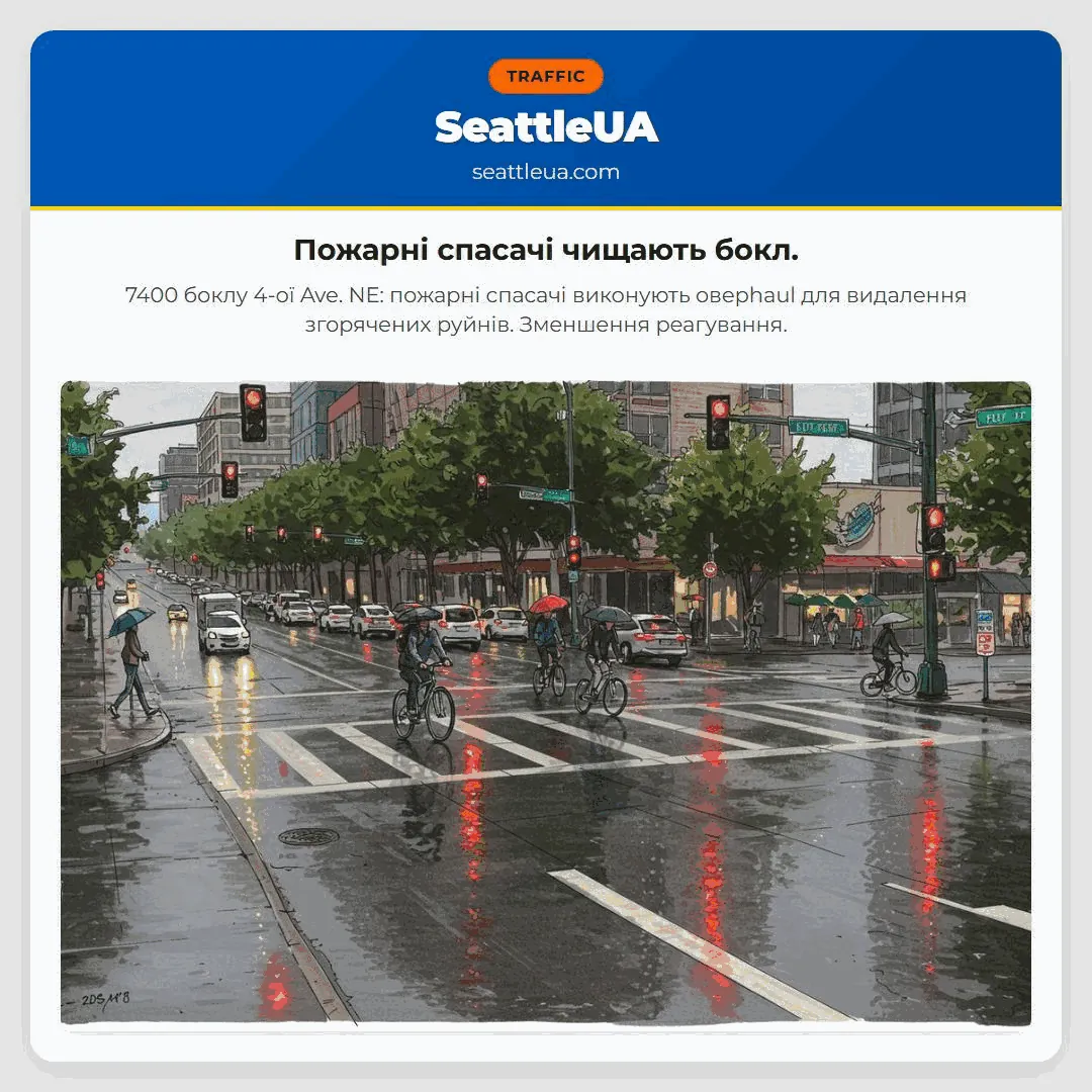 Пожарні спасачі чищають бокл.