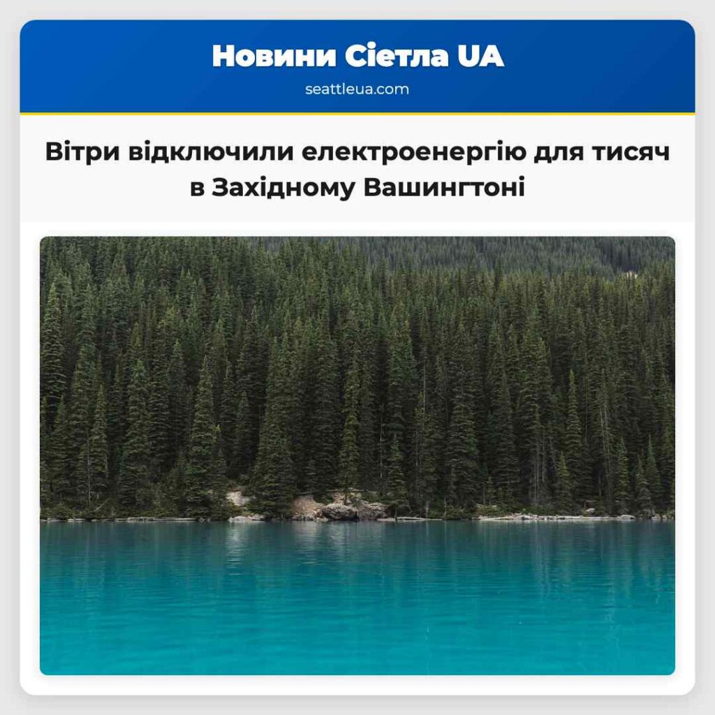 Вітри відключили електроенергію для тисяч в