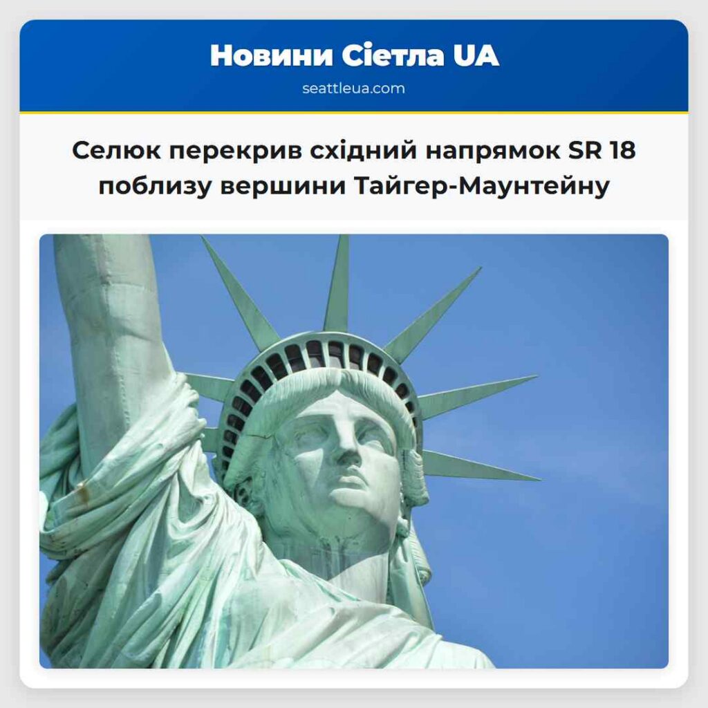 Селюк перекрив східний напрямок SR 18 поблизу