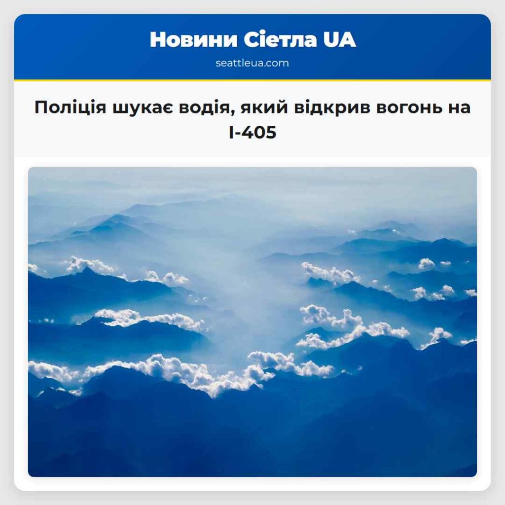 Поліція шукає водія, який відкрив вогонь на I-405