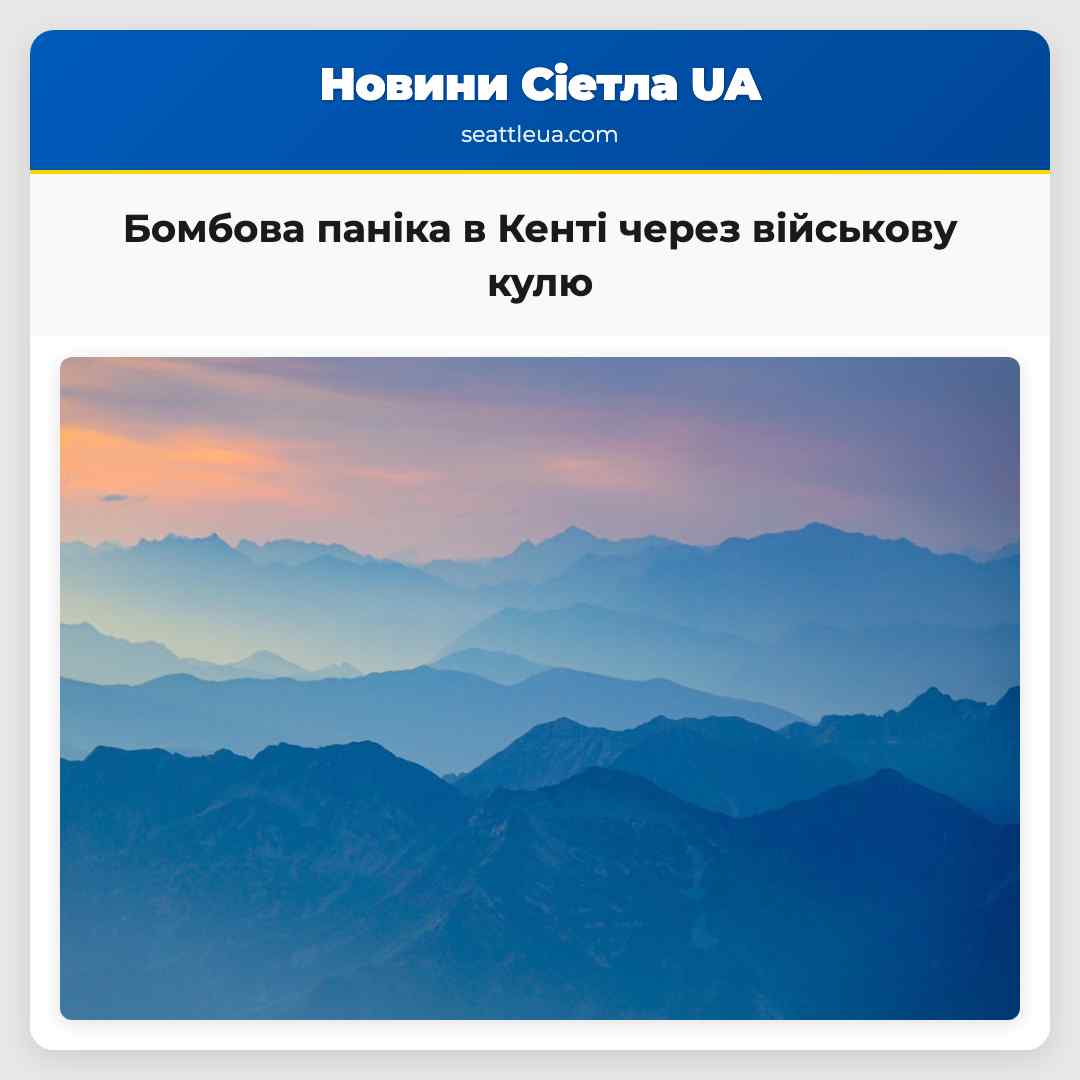 Бомбова паніка в Кенті через військову кулю