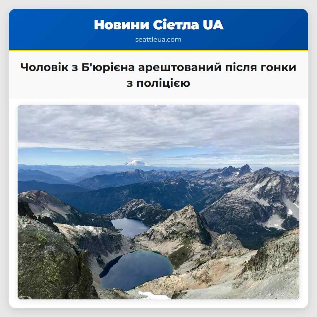 Чоловік з Б'юрієна арештований після гонки з
