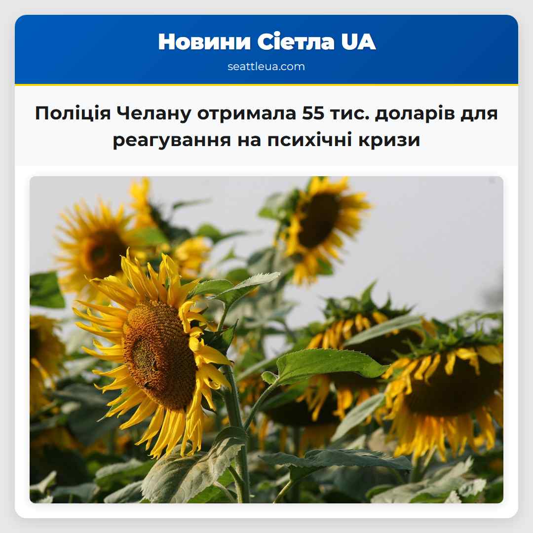 Поліція Челану отримала 55 тисяч доларів для розширення програми реагування на психічні кризи