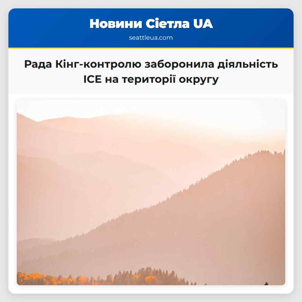 Рада Кінг-контролю заборонила діяльність ICE на