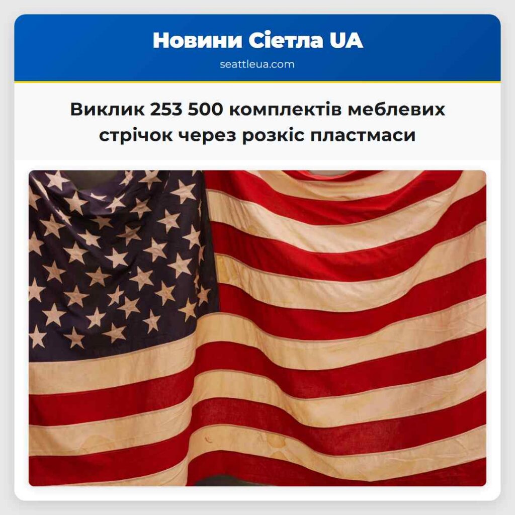 Виклик 253 500 комплектів меблевих стрічок через