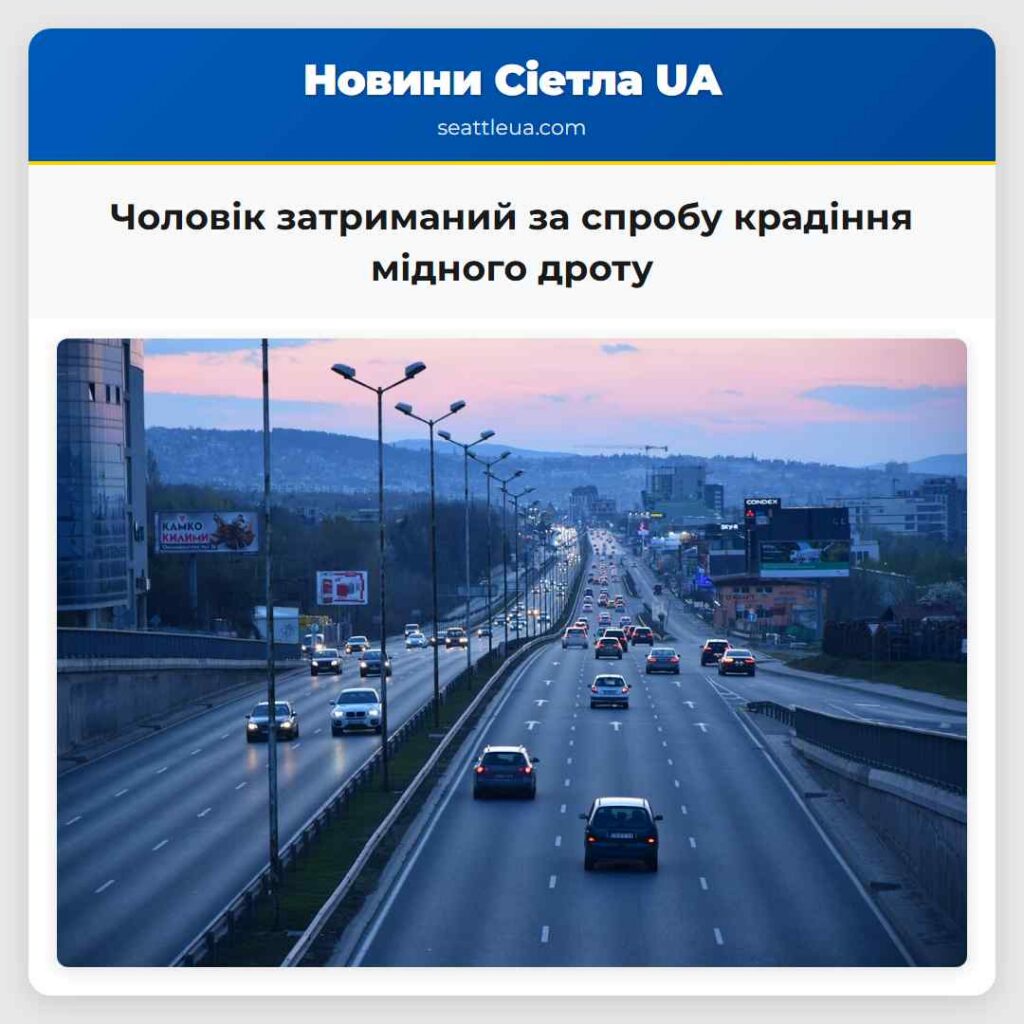 Чоловік затриманий за спробу крадіння мідного