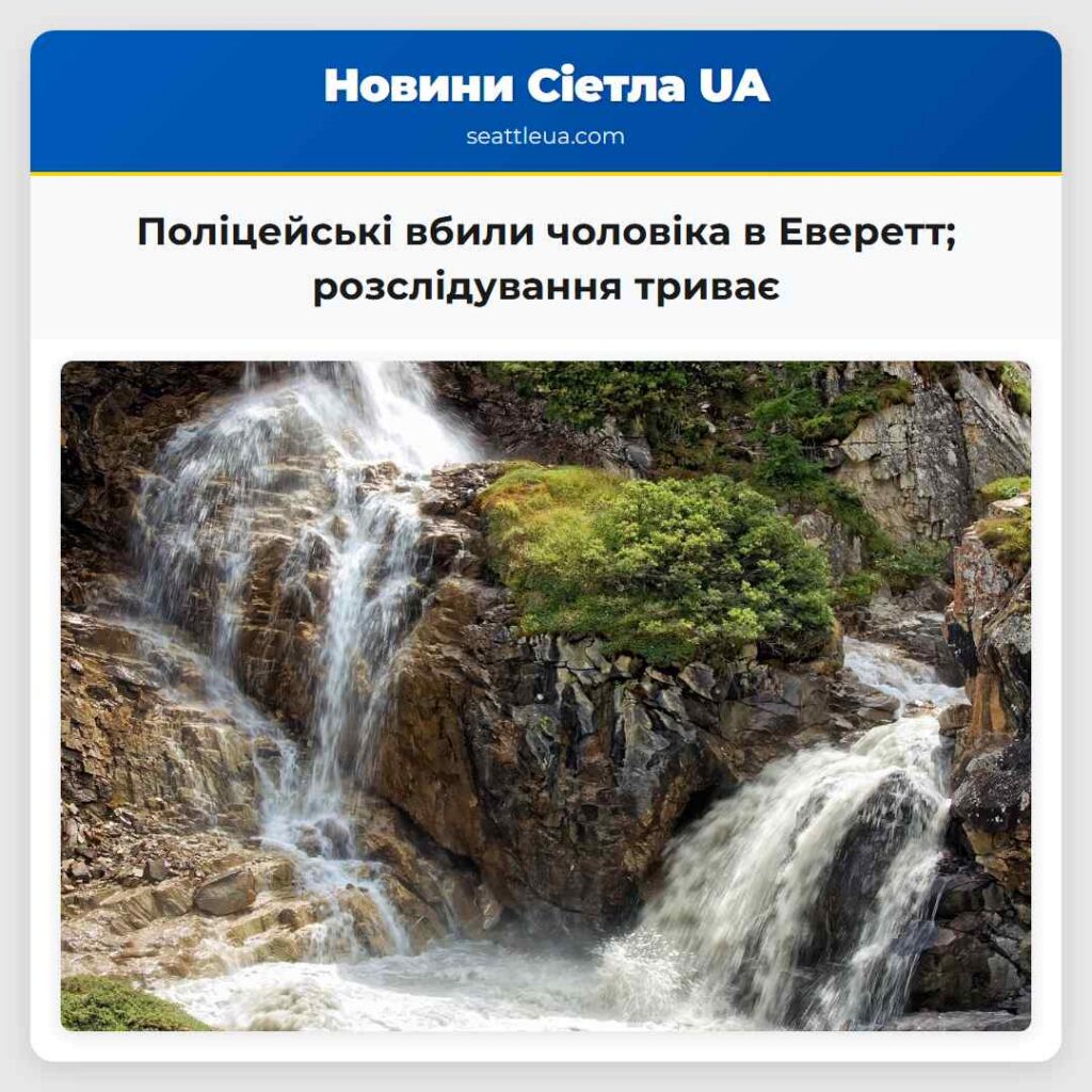 Поліцейські вбили чоловіка в Еверетт;