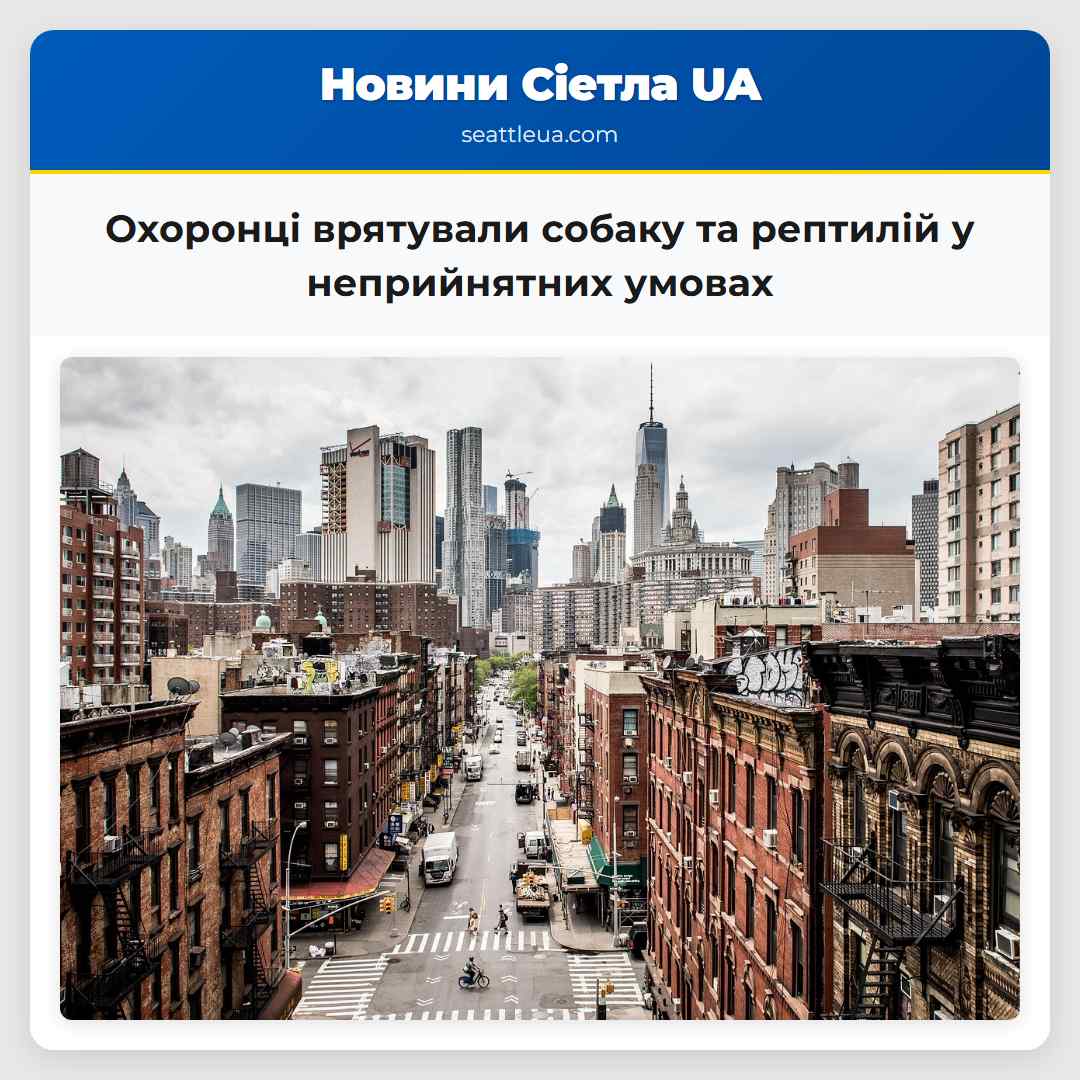 Охоронці врятували собаку та рептилій у
