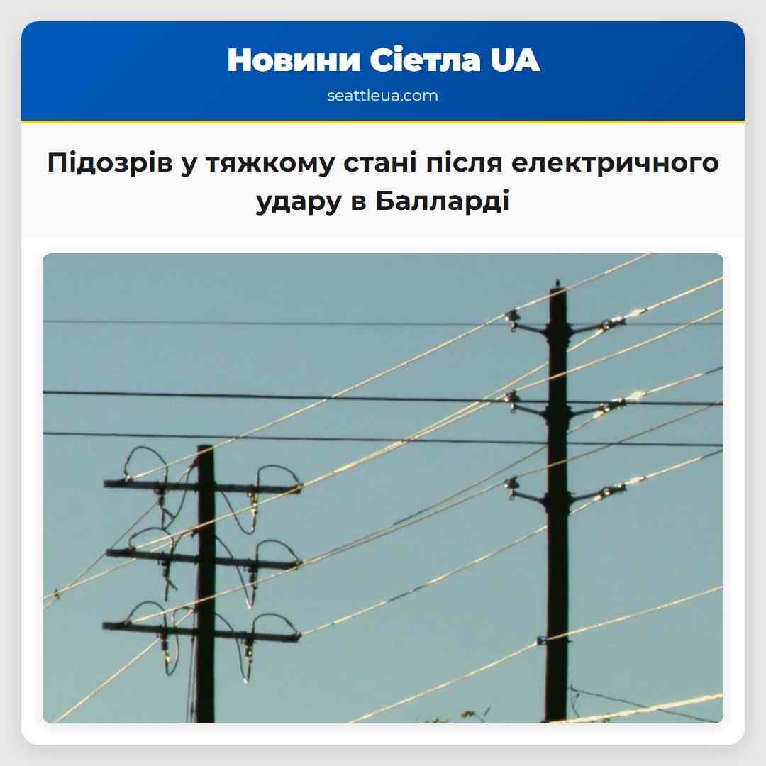 Підозрів у тяжкому стані після електричного удару