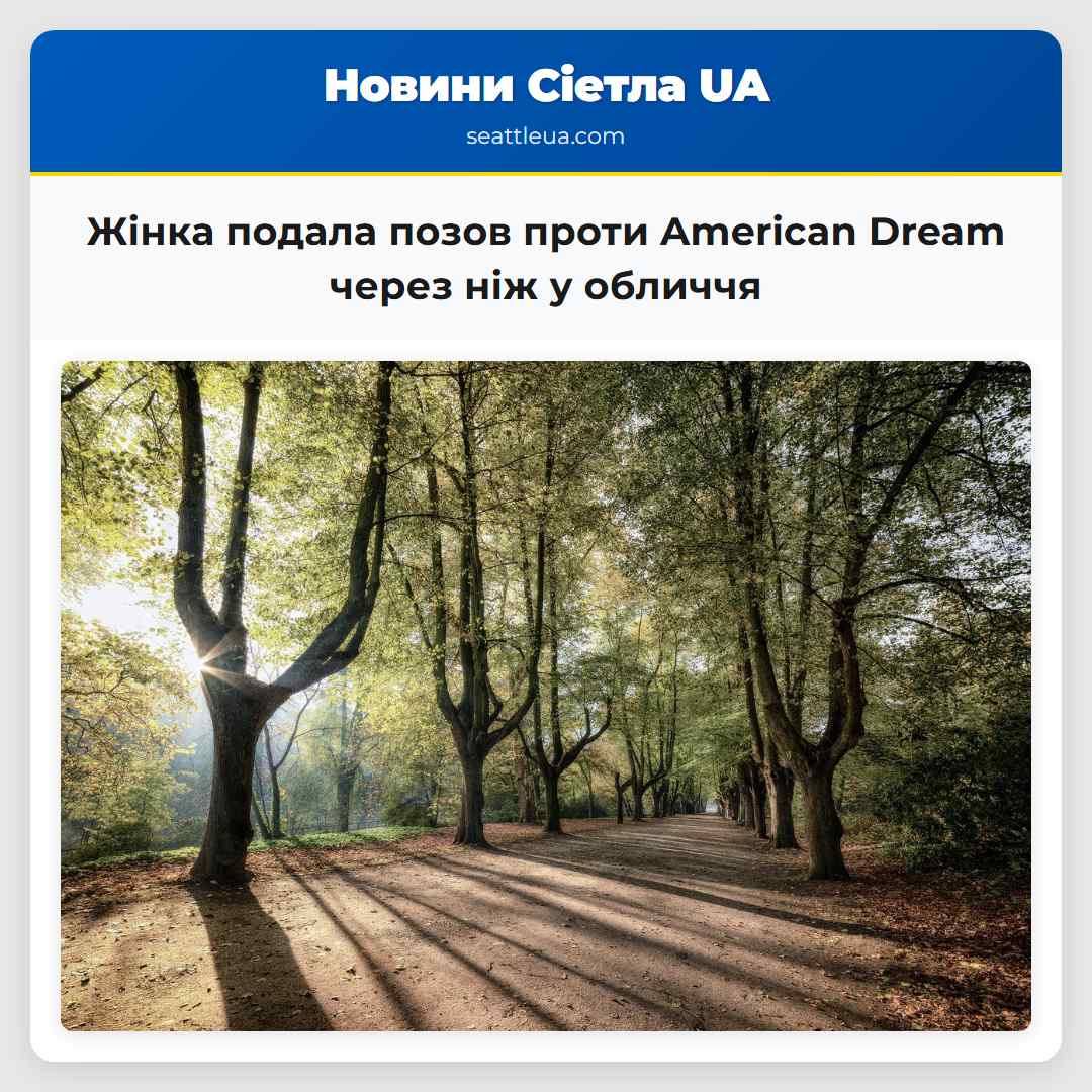 Жінка подала позов проти American Dream через ніж