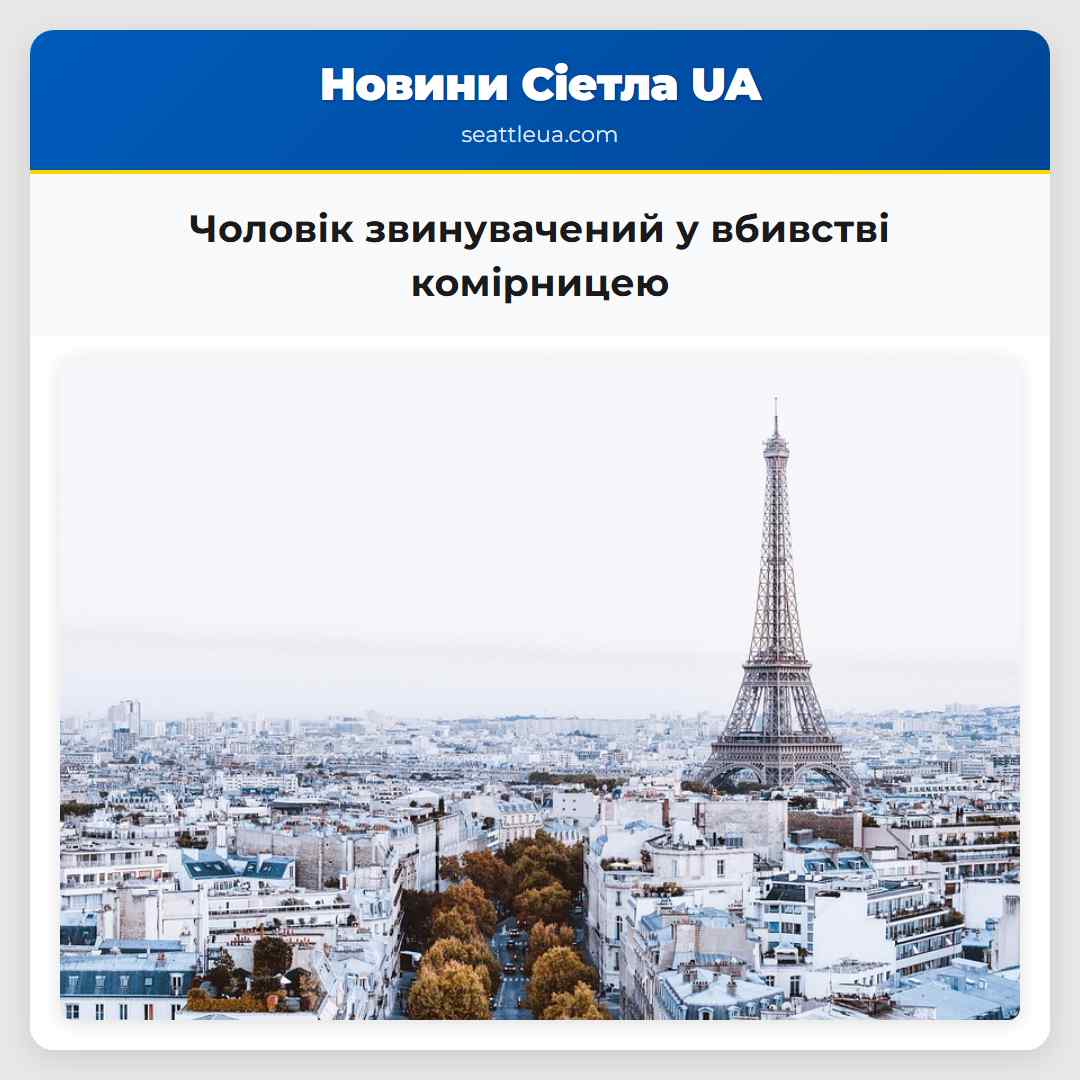 Чоловік звинувачений у вбивстві комірницею