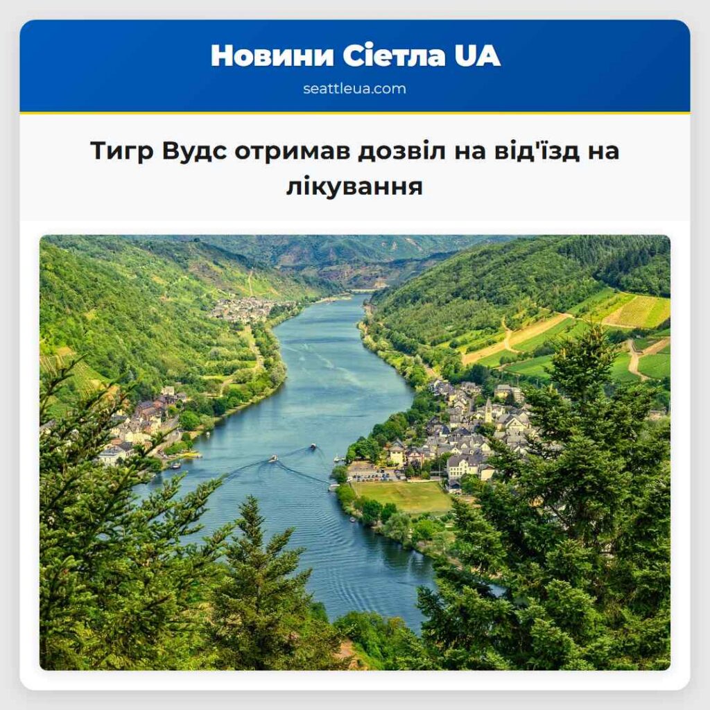 Тигр Вудс отримав дозвіл на від'їзд на лікування