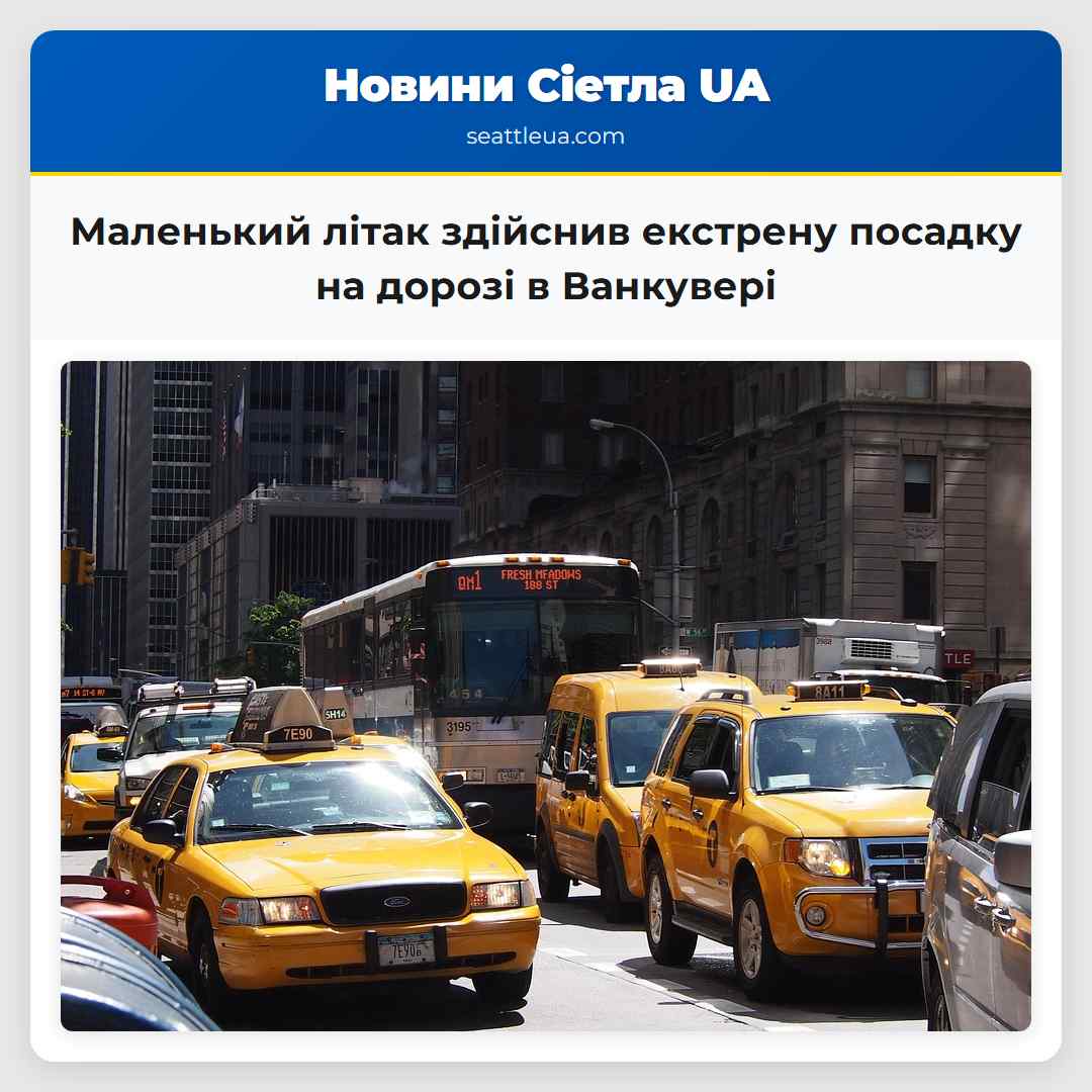 Маленький літак здійснив екстрену посадку на