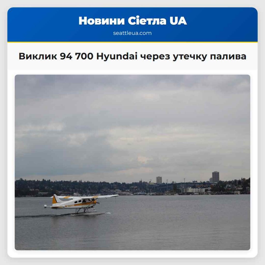 Виклик 94 700 Hyundai через утечку палива