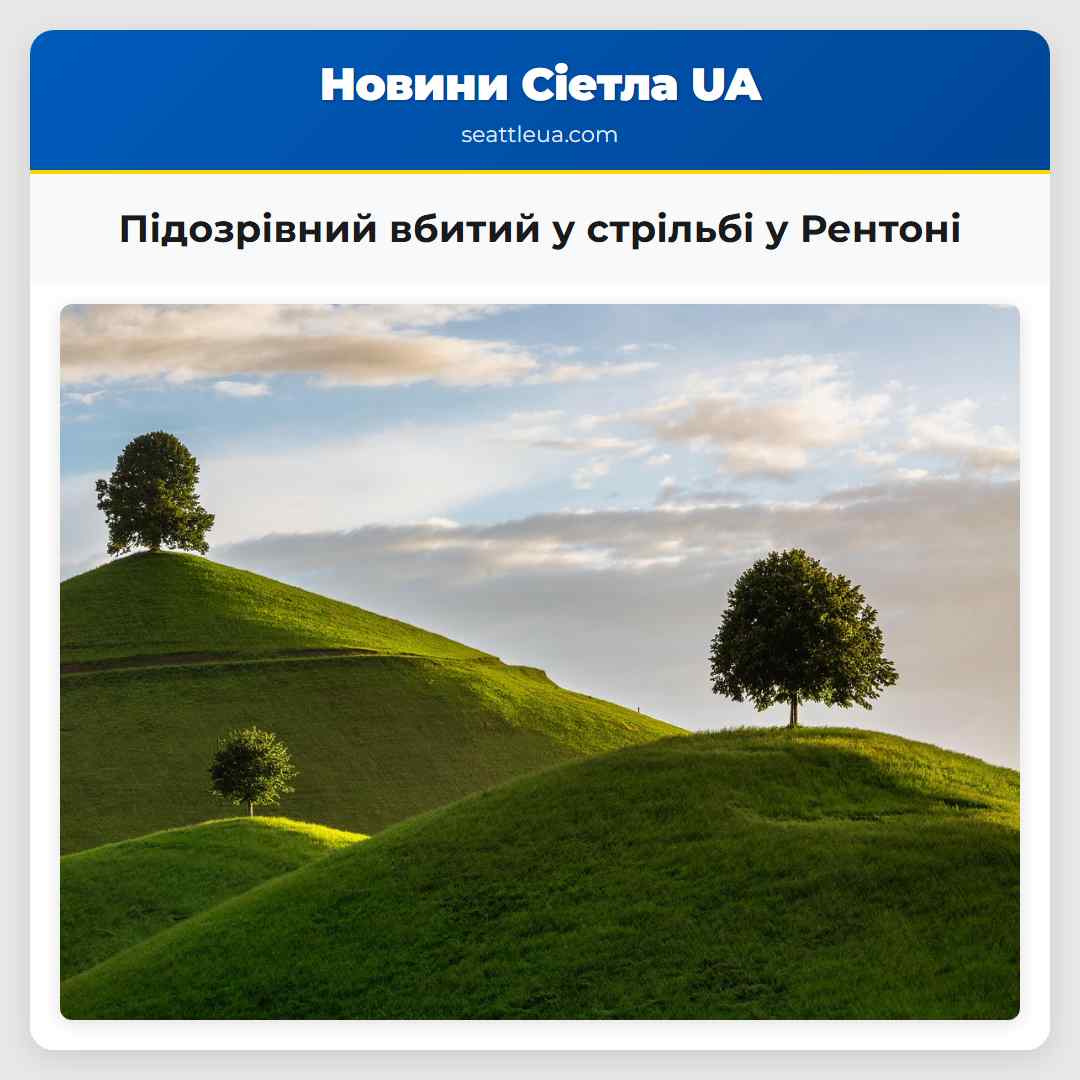 Підозрівний вбитий у стрільбі у Рентоні