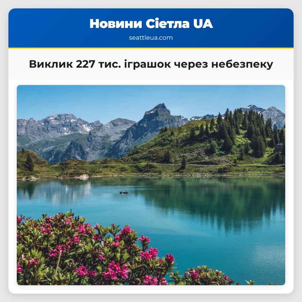 Виклик 227 тис. іграшок через небезпеку