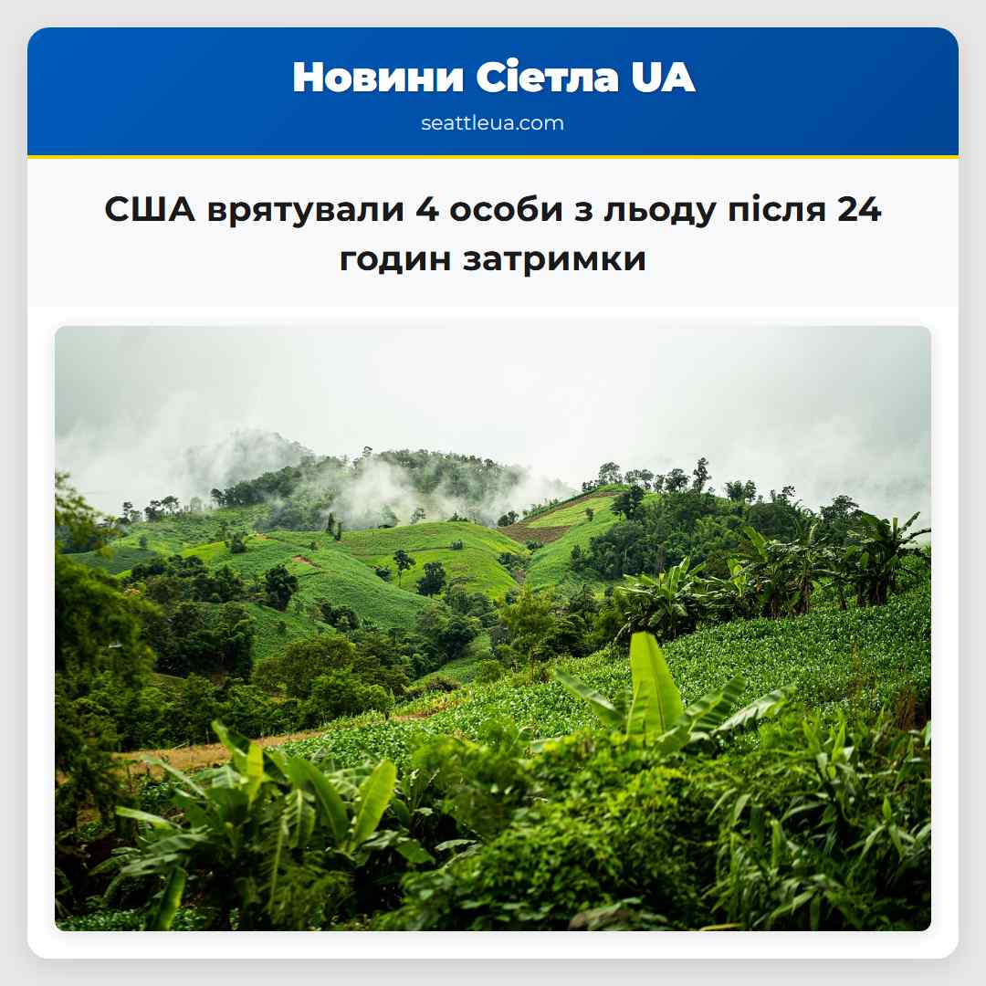 США врятували 4 особи з льоду після 24 годин