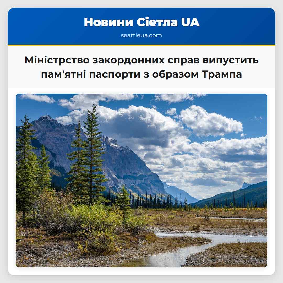 Міністрство закордонних справ випустить памятні паспорти з образом Трампа