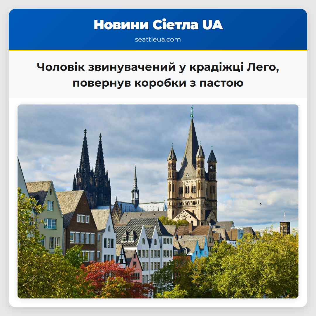Чоловік звинувачений у крадіжці Лего, повернув