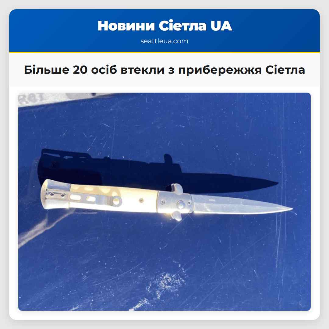 Більше 20 осіб втекли з прибережжя Сіетла