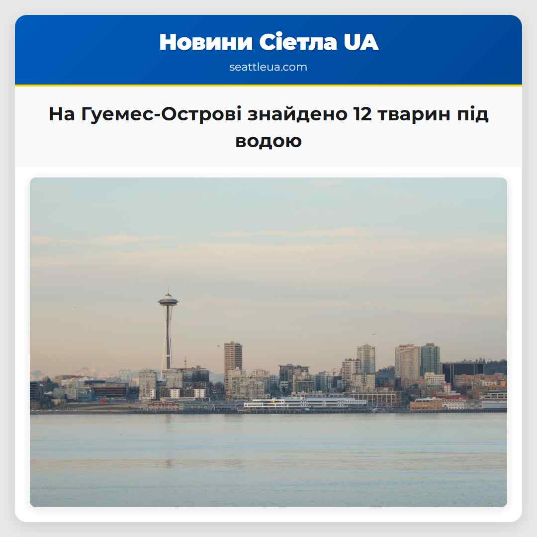 На Гуемес-Острові знайдено 12 тварин під водою